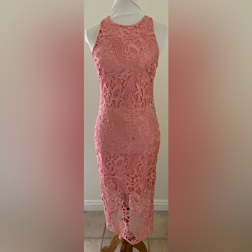 Bebe lace cocktail dress